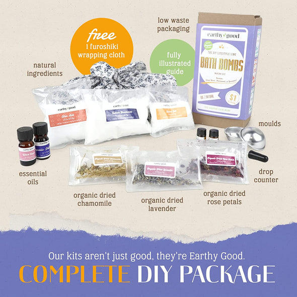 Ultimate Gift Set- Kiss Naturals Lava Lip Gloss & Glycerin Soap and Earthy Good Bath Bomb Kits