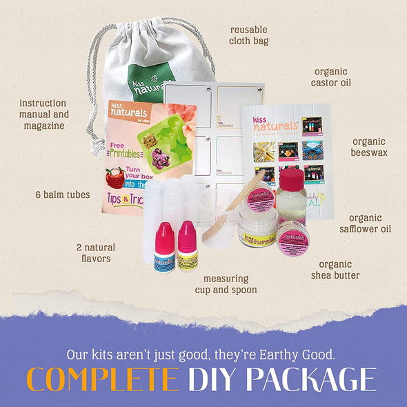 Value Bundle - Kits de baume à lèvres et de savon à la glycérine Kiss Naturals